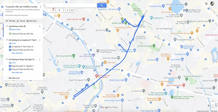 Tạo địa điểm trực tiếp trên Google My Map